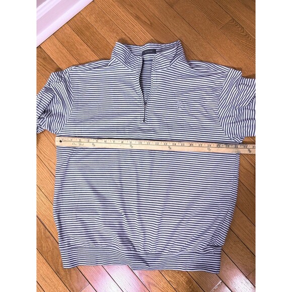 Turtleson Stripe Quarter-Zip Pullover Men's Large - Picture 8 of 9